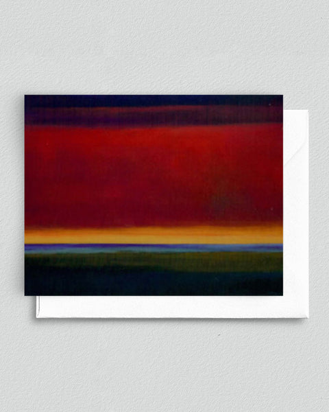 CLEARANCE note cards Ruby Sky 10/pkg